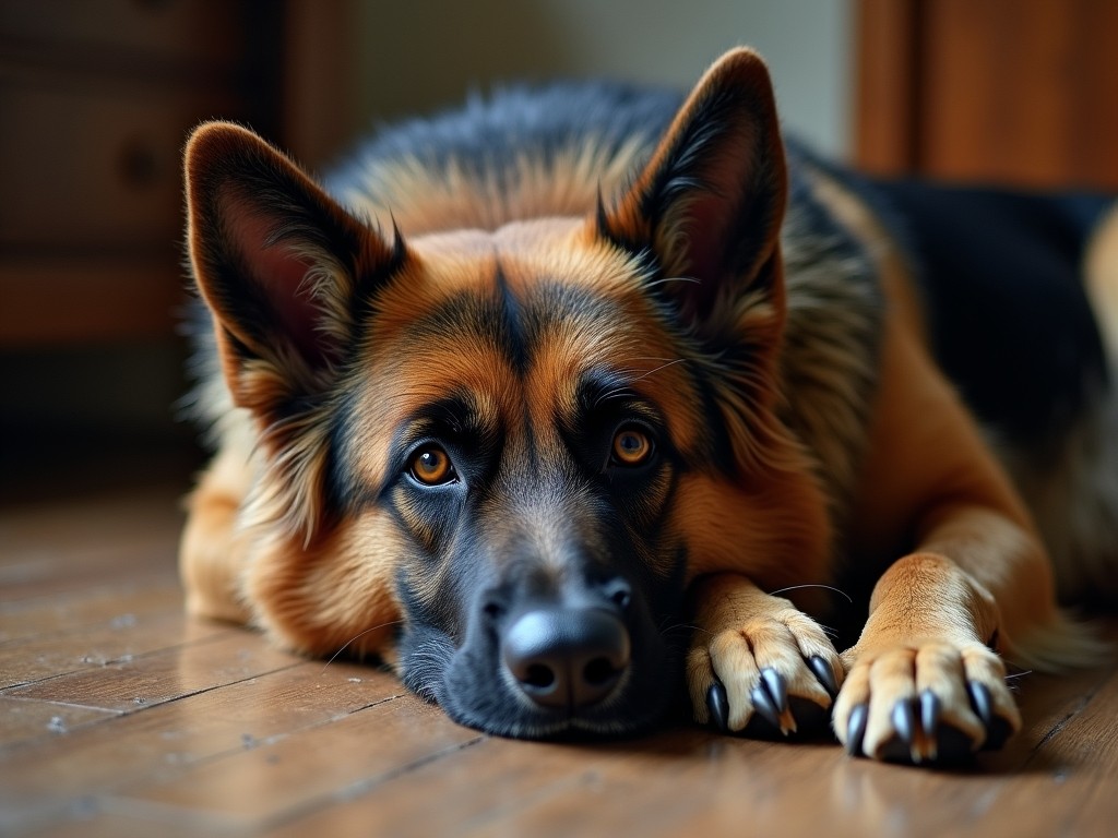 german shepherd aging