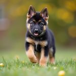 cute sable puppy